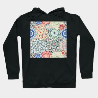 Seamless pattern with floral mandala Hoodie